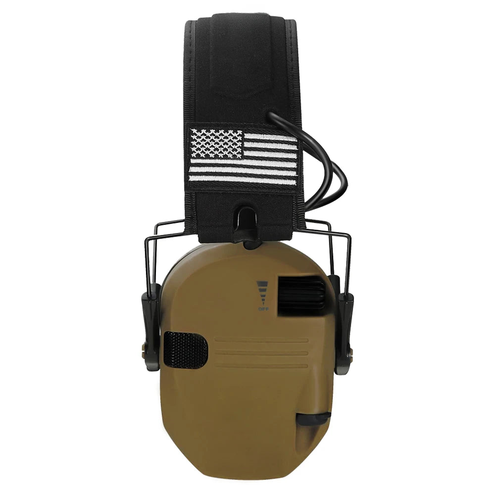 Tactical Electronic Shooting Earmuffs – NRR 23dB Hearing Protection & Sound Amplification