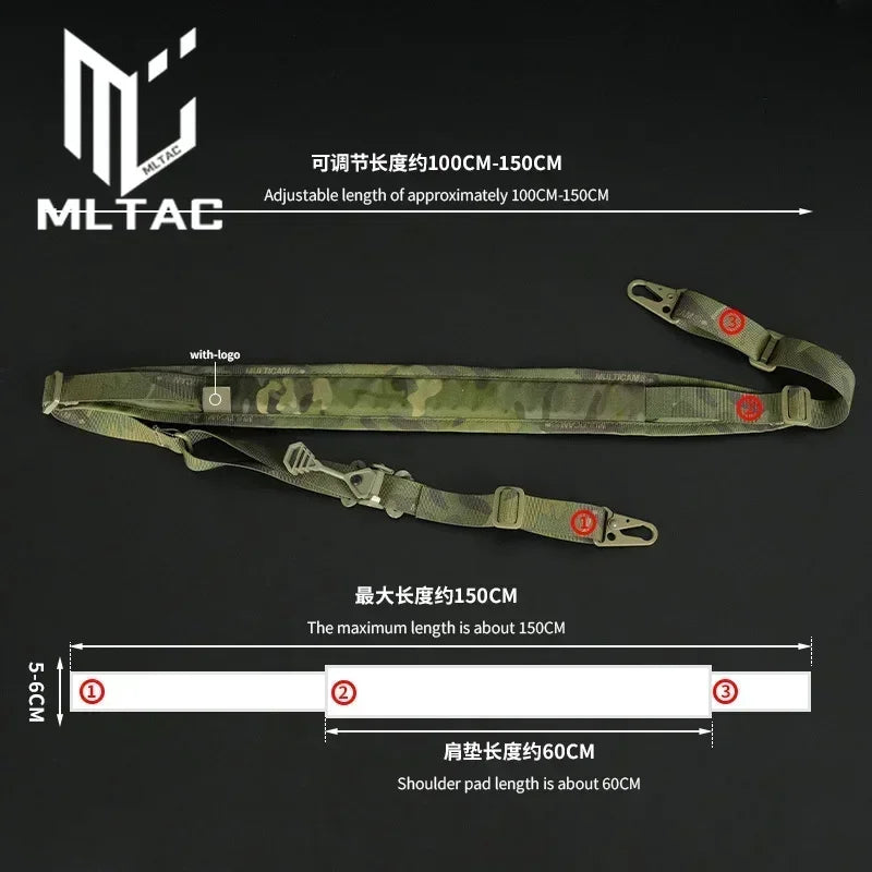 Tactical 2 Point Modular Rifle Sling