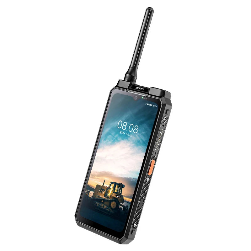 Rugged 5G-Enabled Smartphone with Integrated DMR Radio and Modular Expandability