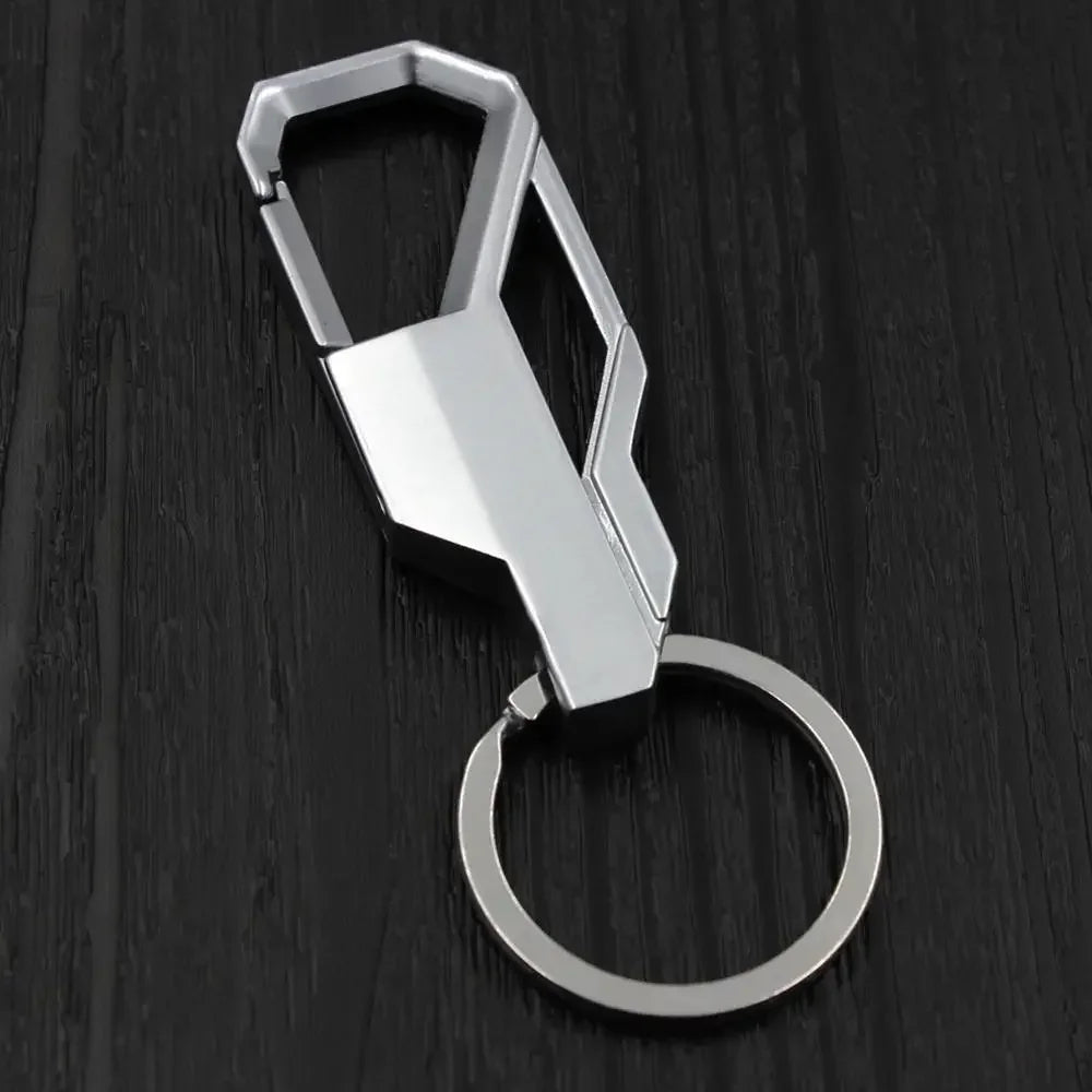 Titanium Alloy Carabiner Keychain – EDC Key Ring with Corkscrew, Gift for Men