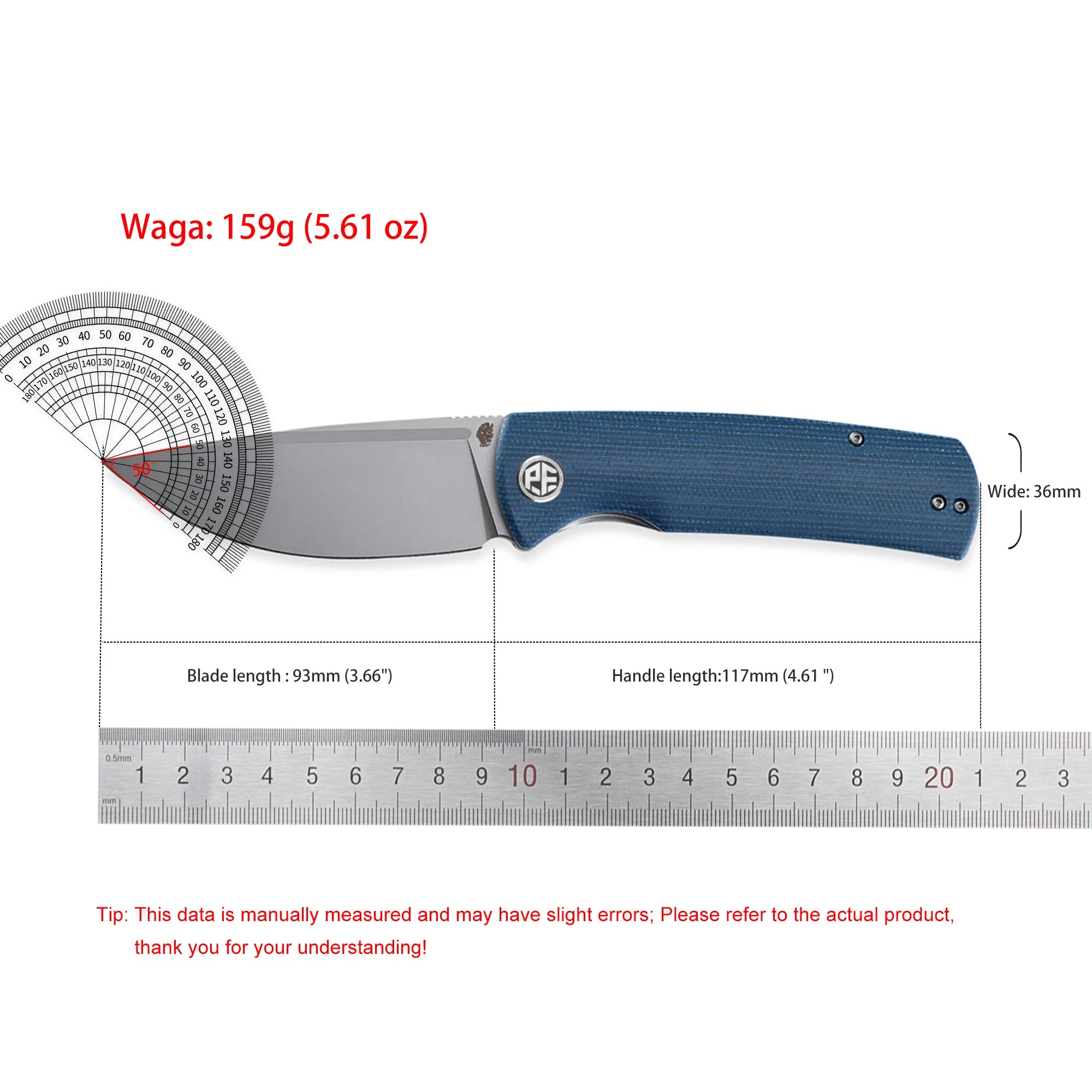 High-Hardness Full-Tang Straight Blade Outdoor Utility Survival Knife