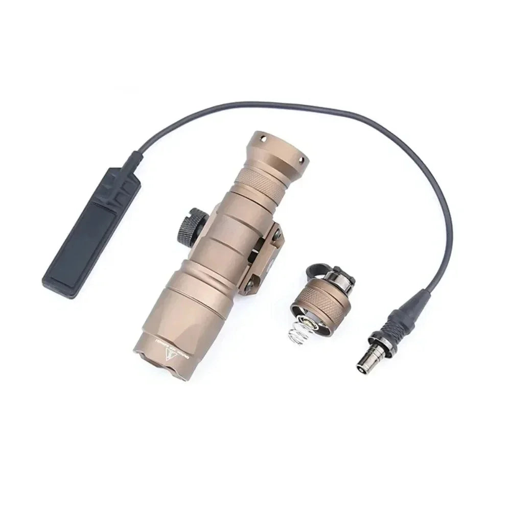 M600C/M300A Tactical LED Weapon Light - 600 Lumen Rail-Mount Flashlight with Pressure Switch