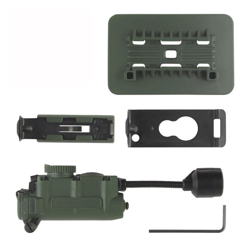 Sidewinder Tactical Helmet Lamp - Multi-Color LED Light for FAST Helmet ARC Rail