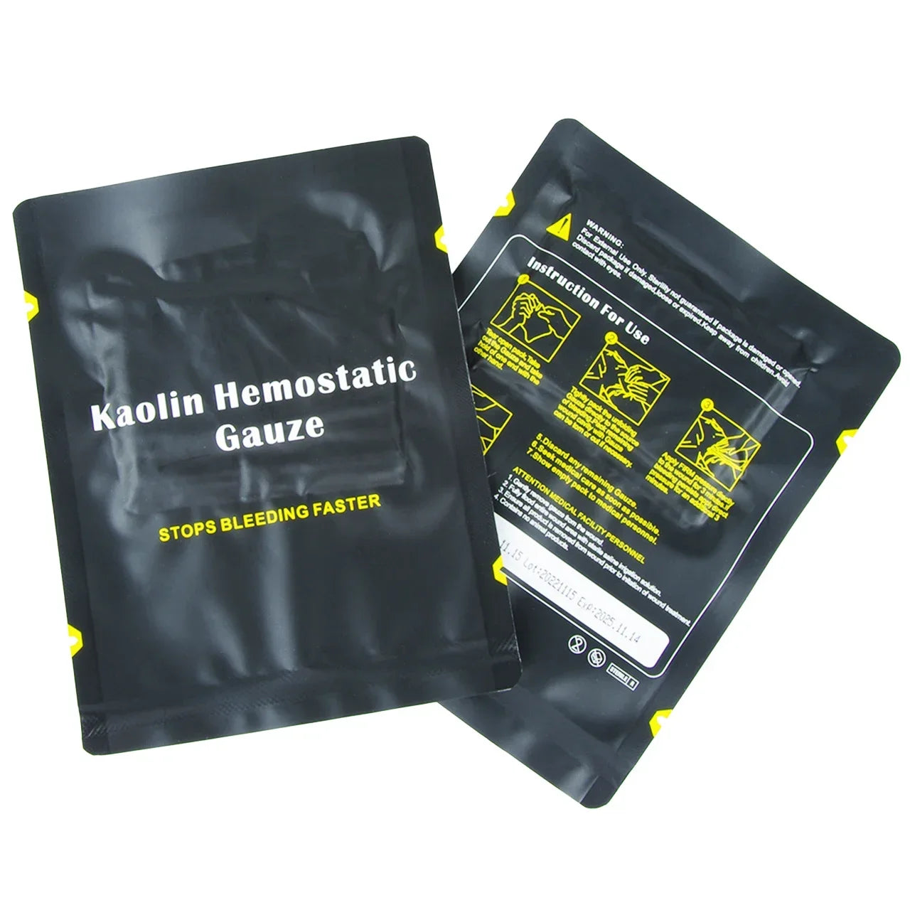 Rapid Clotting Hemostatic Gauze