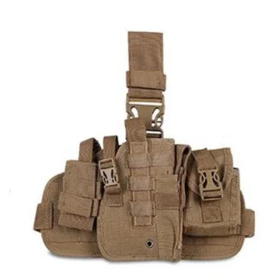 Demeysis Universal MOLLE Drop Leg Tactical Pistol Holster | Right Hand