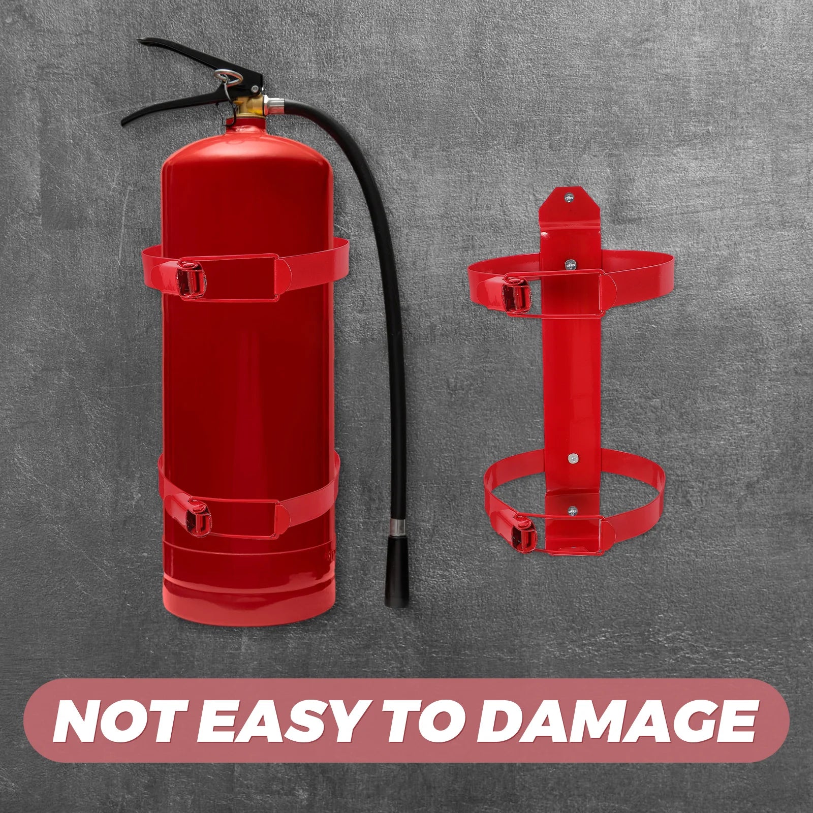 Adjustable Heavy-Duty Fire Extinguisher Holder – Wall & Vehicle Mount Bracket
