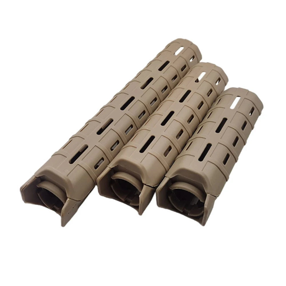 M-LOK Tactical Rail Cover - 7" 9" 12" Cylindrical Fender Mount Kit for Rifle Accessories