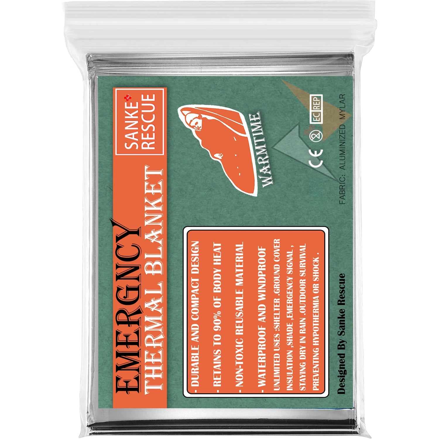Waterproof Emergency Thermal Blanket