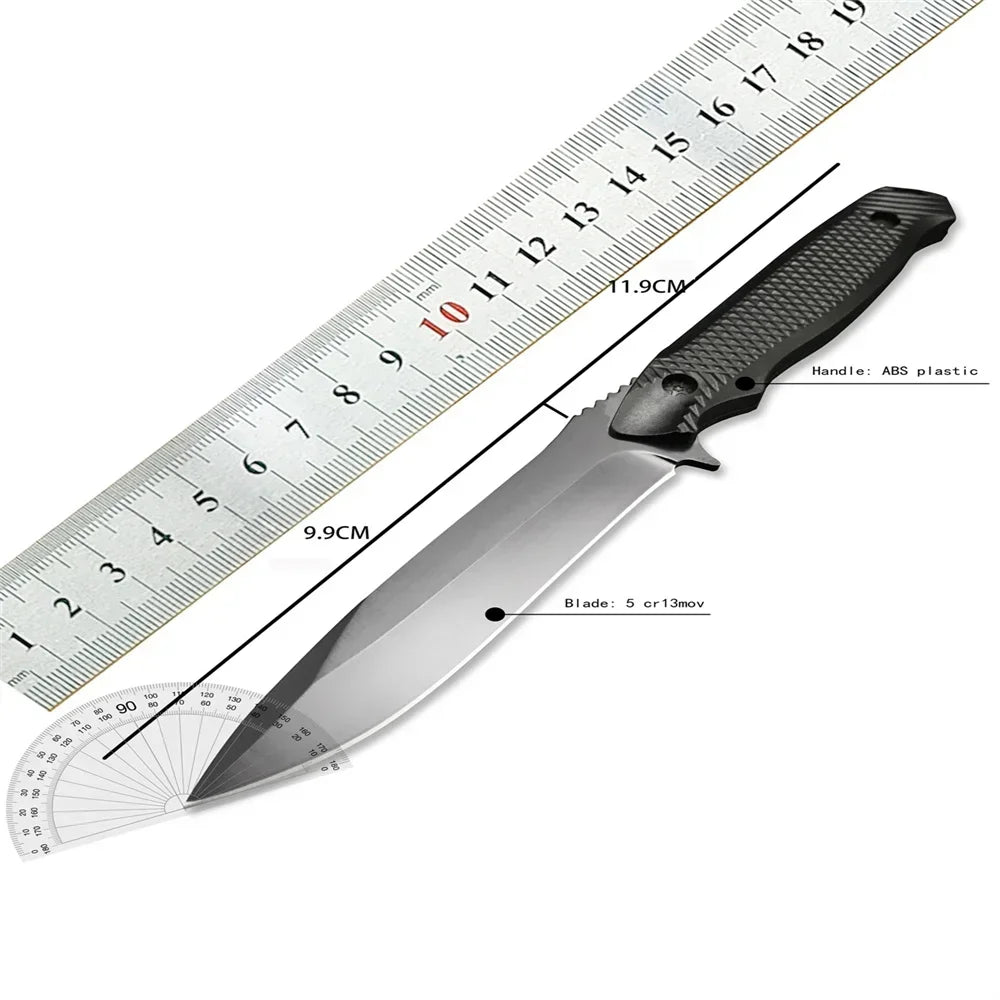 5Cr13MoV Fixed Blade Knife – Tactical EDC Hunting Tool with Stainless Steel Blade