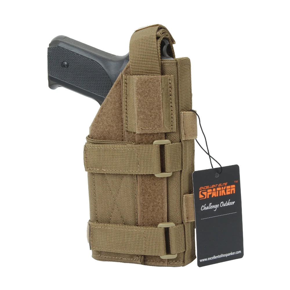 EXCELLENT ELITE SPANKER Universal Pistol Holster – 500D Cordura Right-Hand Tactical Bag
