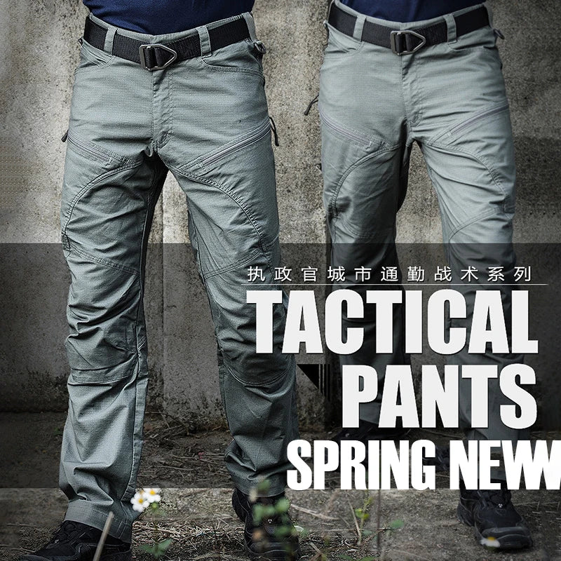 Men's Stretch Tactical Cargo Pants | Water-Resistant Four-Way Stretch | ReFire Gear