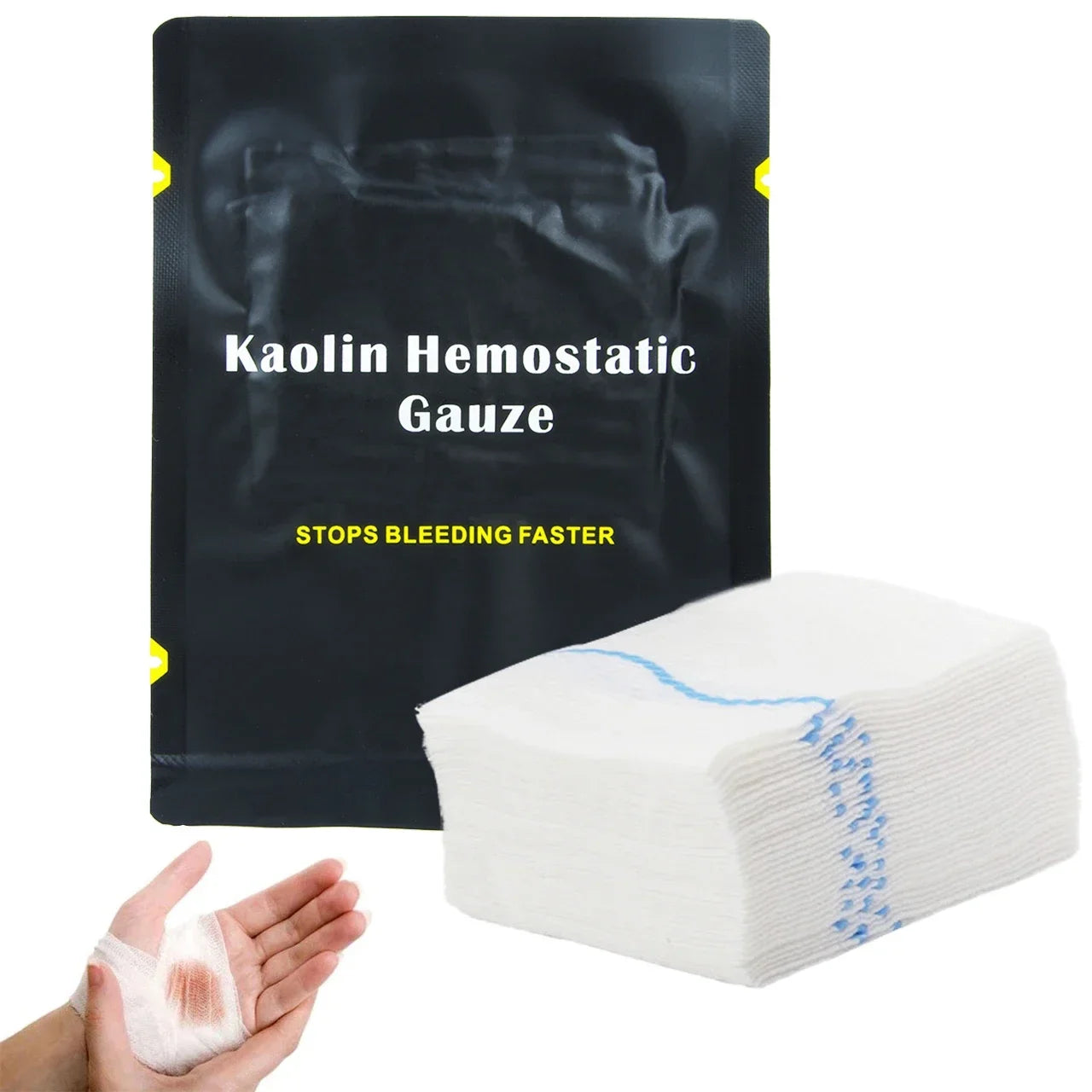 Rapid Clotting Hemostatic Gauze