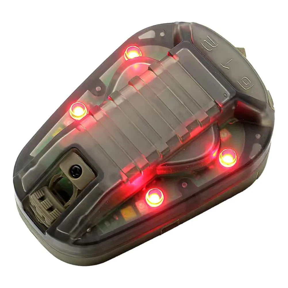 actical Helmet Strobe Light with IR Identification - Multi-Mode LED Signal Lamp