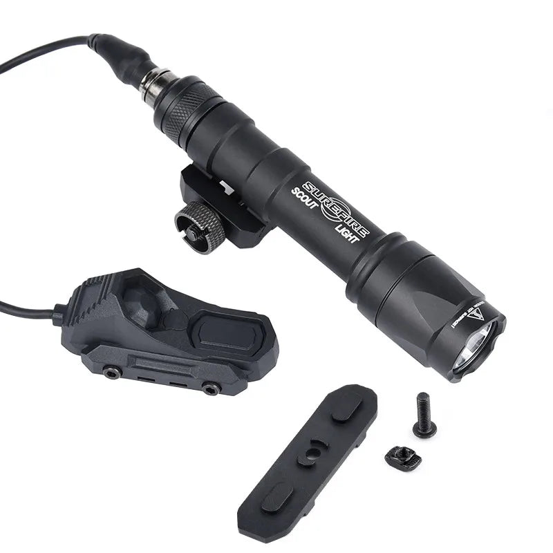 WADSN M300 M600 Tactical Weapon Light - 20mm Picatinny/MLOK/KEYMOD Rail Mount LED Flashlight