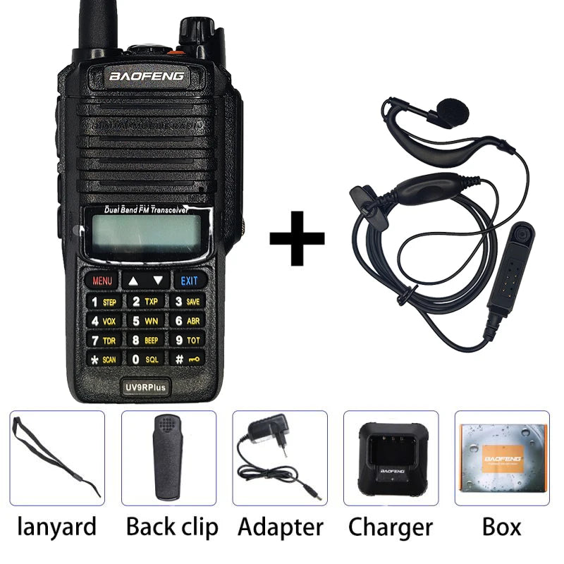 High-Power Dual-Band Two-Way Radio with Emergency Alerts