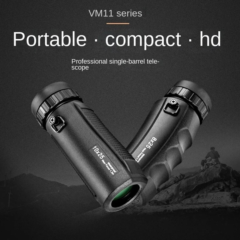 Powerful Mini 8X25/10X25 HD Monocular