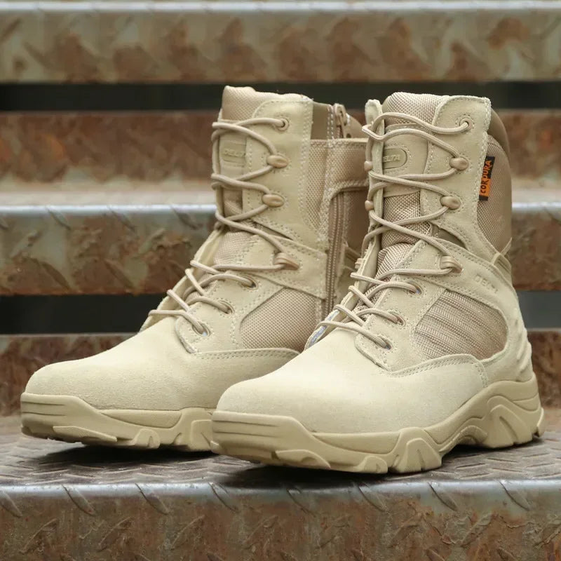 Delta Lightweight High-Top Tactical Boots — Combat & Hiking Desert Boots