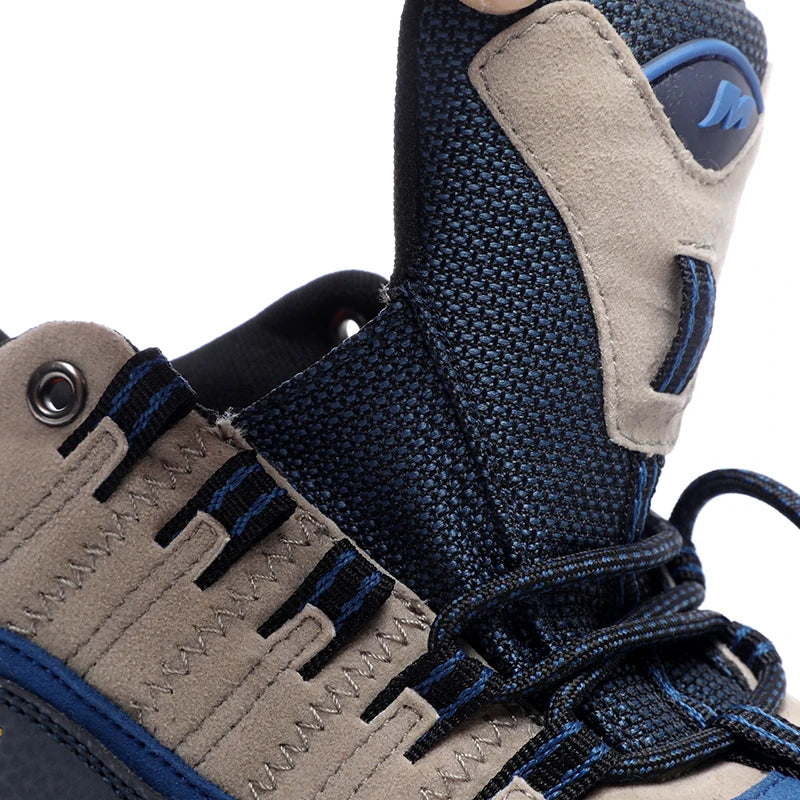 Waterproof Genuine Leather Hiking Boots – Durable & Tactical for Outdoor Adventures