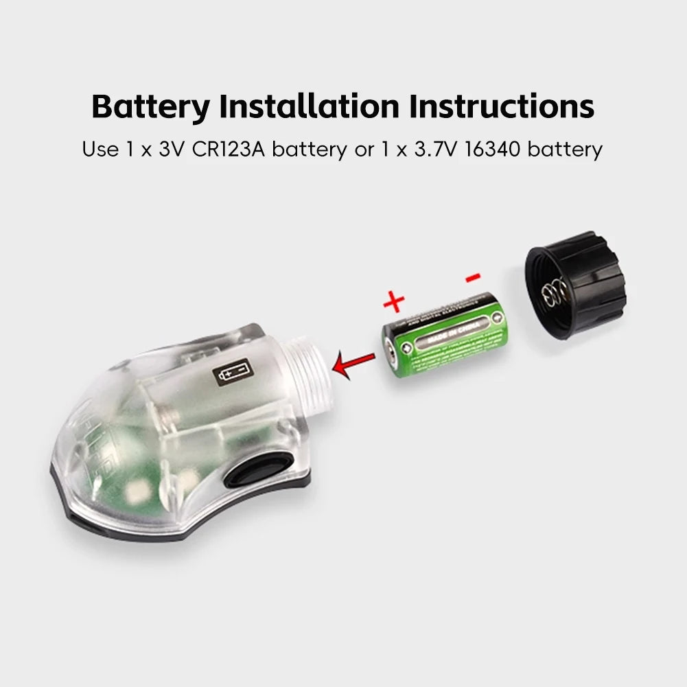 actical Helmet Strobe Light with IR Identification - Multi-Mode LED Signal Lamp