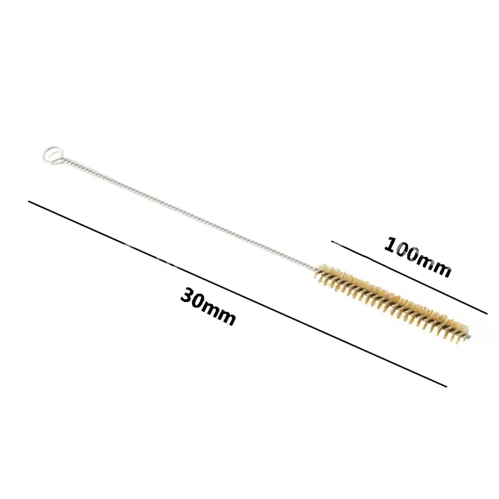 5/10-Piece Stainless Steel & Brass Twisted Wire Bore Cleaning Brush Set