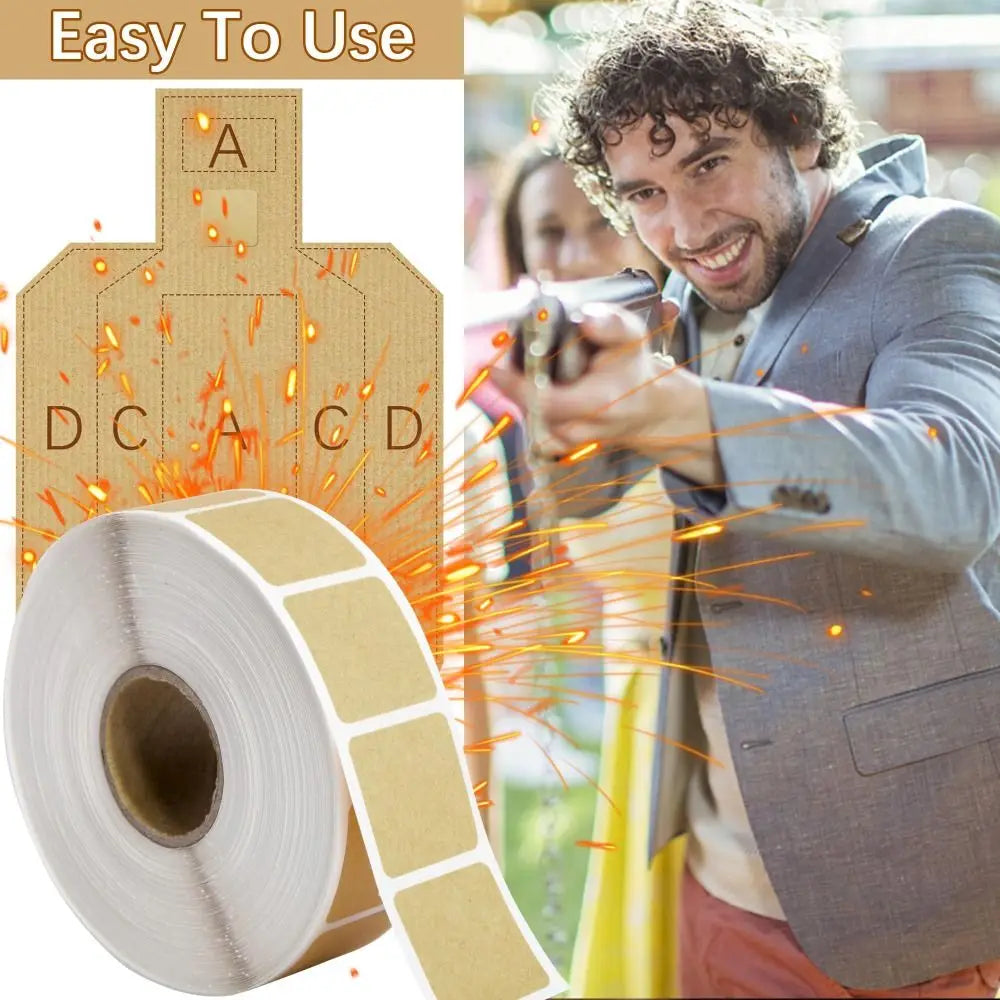 1000-Pack Self-Adhesive Paper Shooting Targets