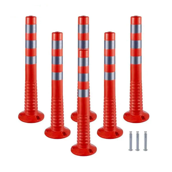 High-Visibility Traffic Safety Cones – Durable and Reflective Delineator Posts