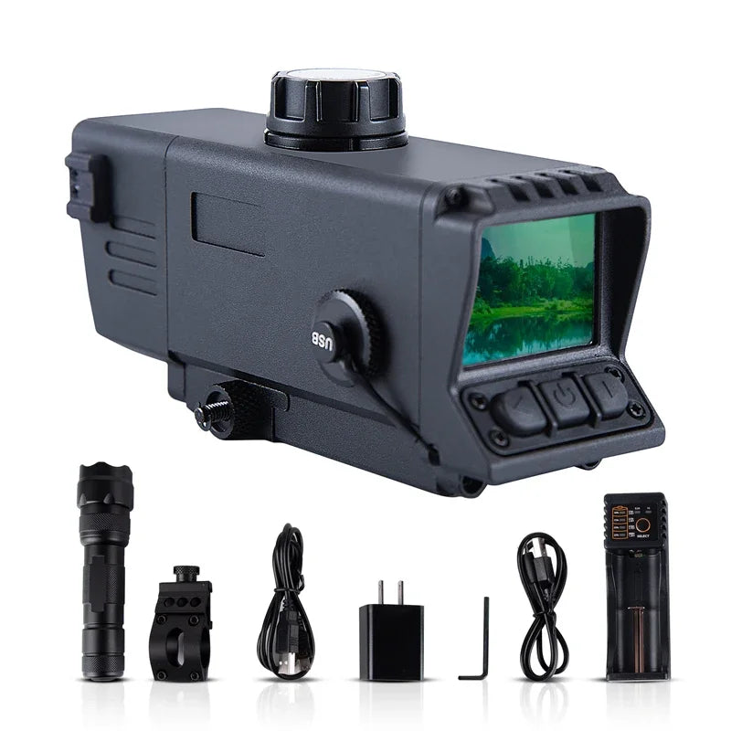 Advanced Multi-Functional Optical Sight with Integrated Digital Features