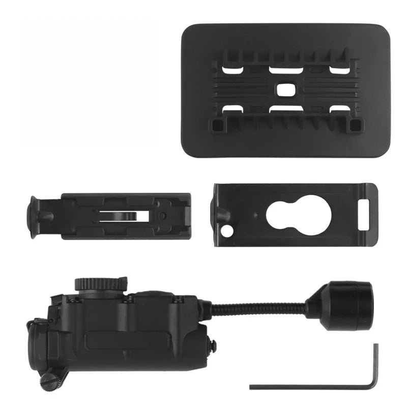 Sidewinder Tactical Helmet Lamp - Multi-Color LED Light for FAST Helmet ARC Rail