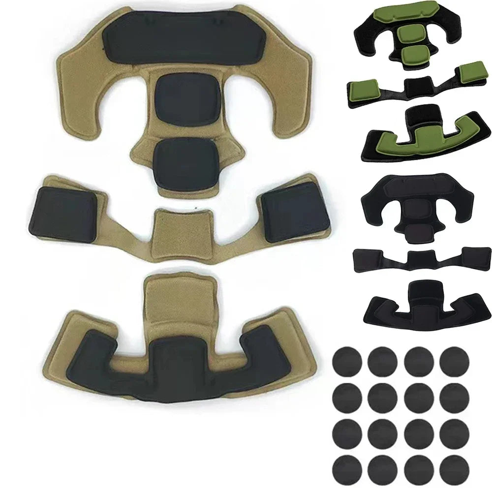 Memory Foam Tactical Helmet Liner – Air Cushion Replacement Pads