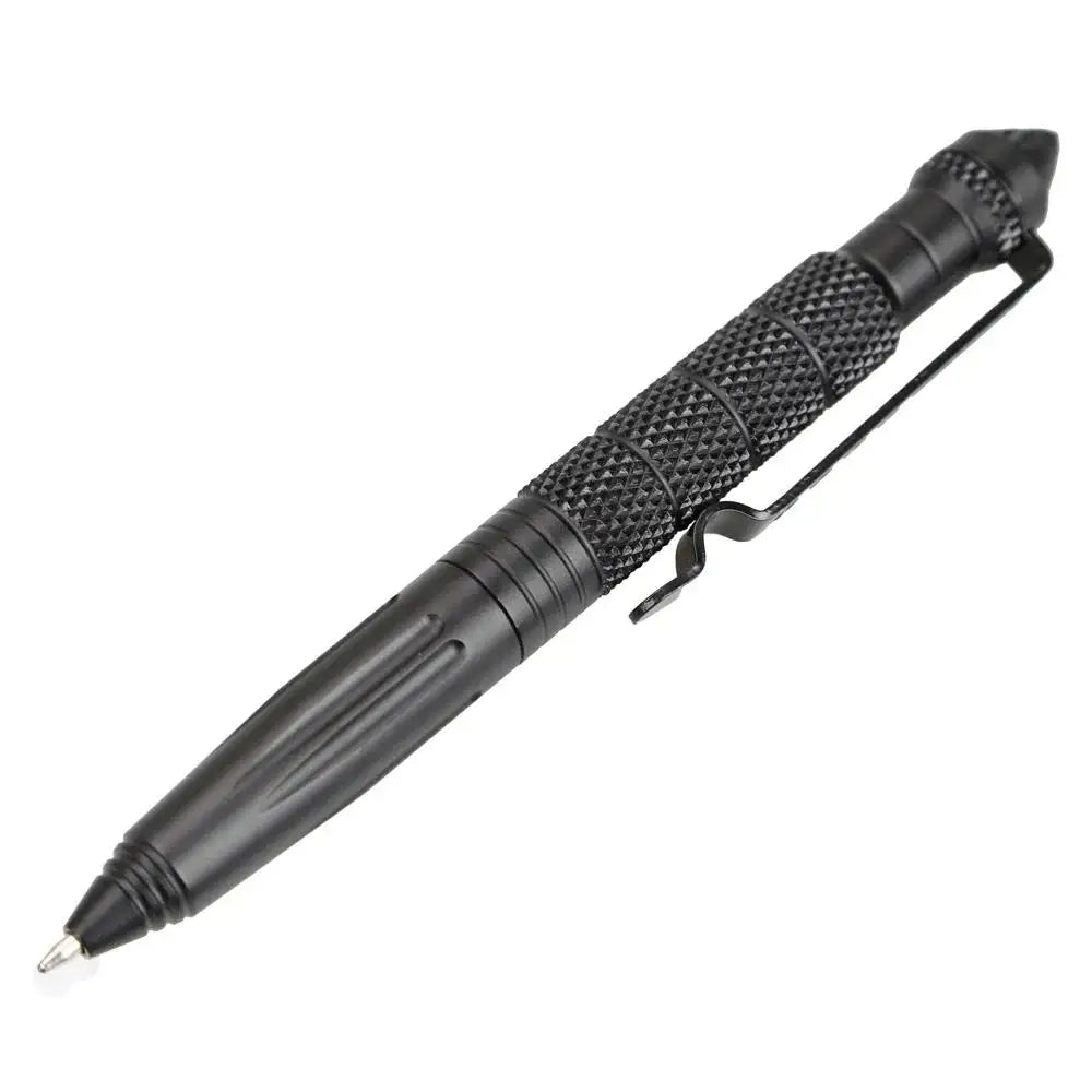 Aviation Aluminum Military Tactical Ballpoint Pen with Glass Breaker & Anti-Slip Grip