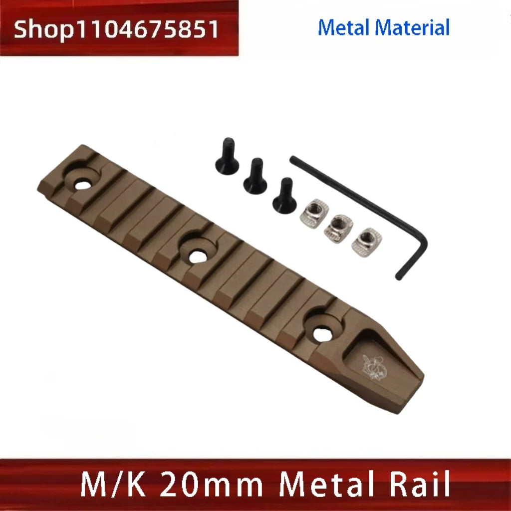 Tactical Picatinny Rail Handguard - MLOK/KEYMOD Compatible for Airsoft Wargame Rifles