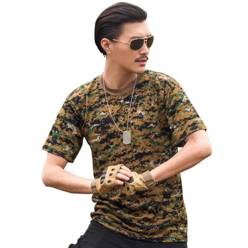 Quick-Dry Camouflage T-Shirt