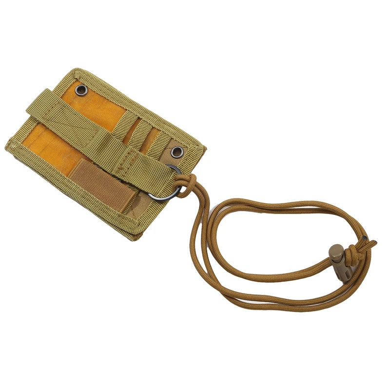 Tactical Nylon Pouch with Neck Rope
