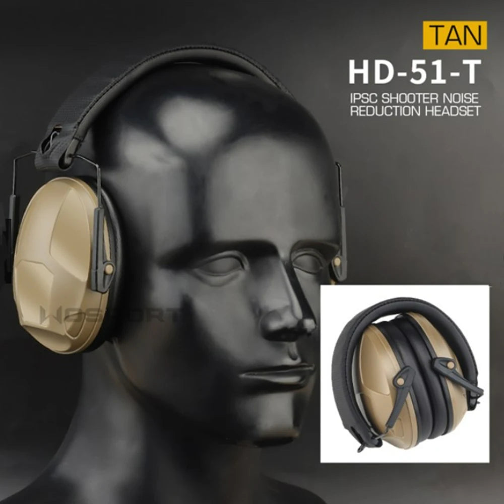 IPSC Tactical Electronic Shooting Earmuffs – NRR 31dB, SNR 33dB