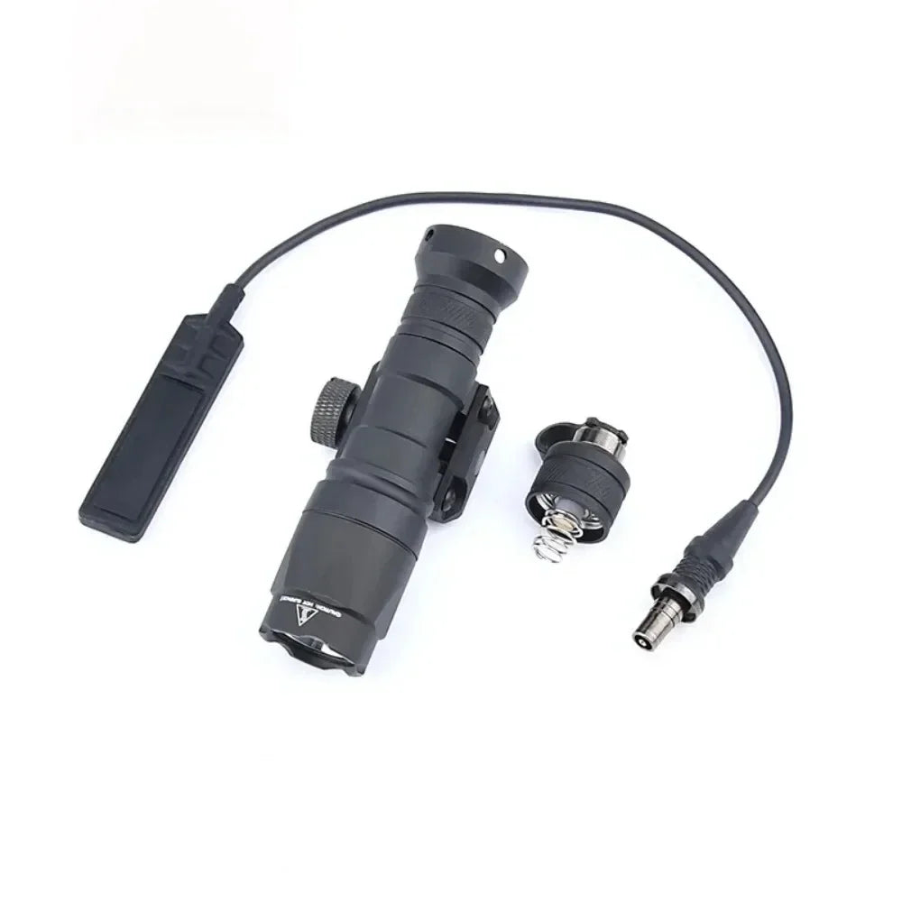 M600C/M300A Tactical LED Weapon Light - 600 Lumen Rail-Mount Flashlight with Pressure Switch