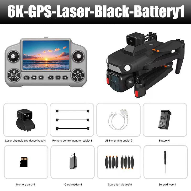 Lenovo A1R 3S 8K GPS Brushless Drone with LiDAR 360° Laser Obstacle Avoidance & Screen Remote