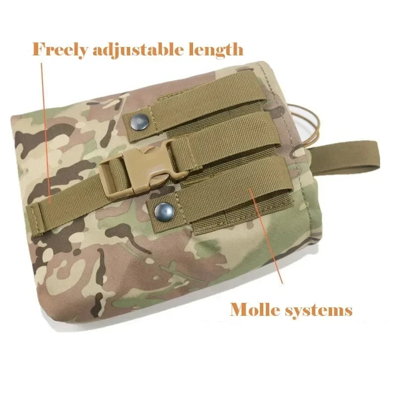 Foldable MOLLE Tactical Mag Dump Pouch