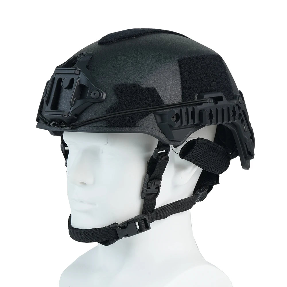 BOOIU Wendy 3.0 Tactical Helmet - Fiberglass High Cut with Rail System