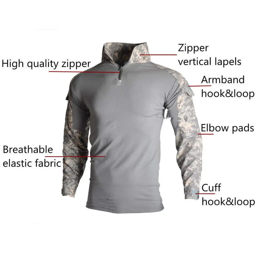 Army Tactical Shirt With Pad