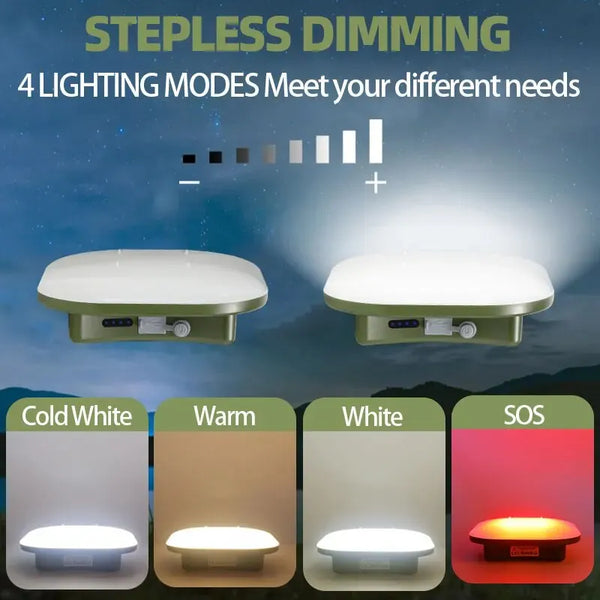 Rechargeable Camping Lantern – High-Powered LED with Magnetic Base