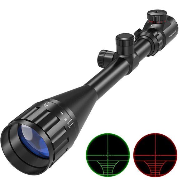 6-24x50 AO Rifle Scope – Illuminated Red/Green Tactical Long-Range Optic | Bestsight