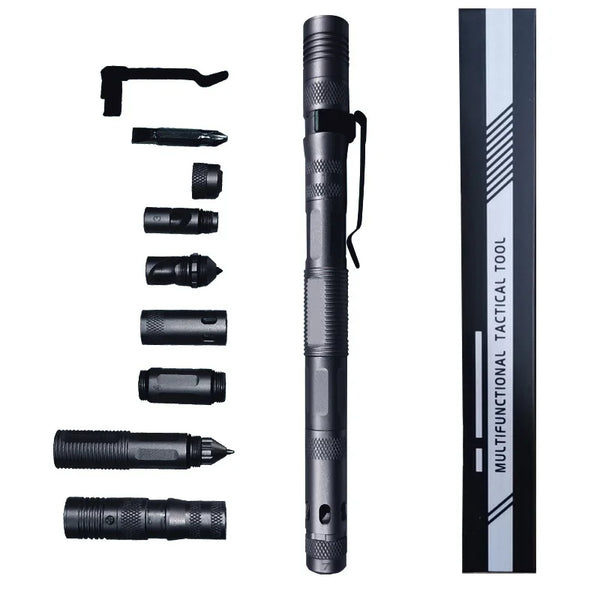 EDC Tactical Pen with Light & Whistle