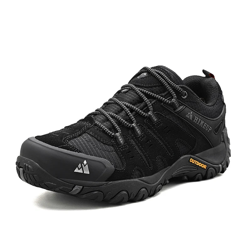 Durable Suede Leather Hiking Shoes – Waterproof, Non-Slip, and Wear-Resistant