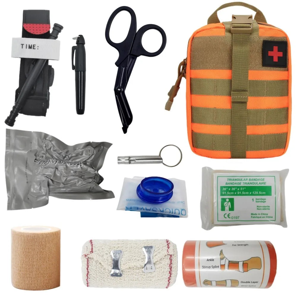 Tactical IFAK First Aid Kit – Compatible Emergency Medical Pouch