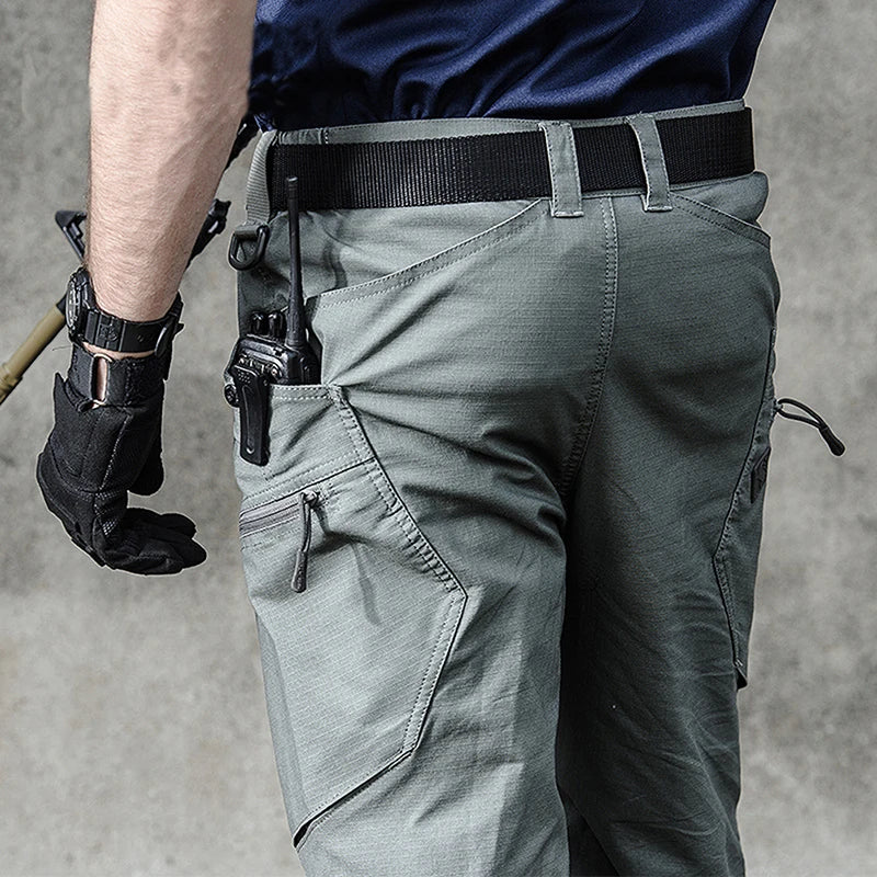 Men's Stretch Tactical Cargo Pants | Water-Resistant Four-Way Stretch | ReFire Gear