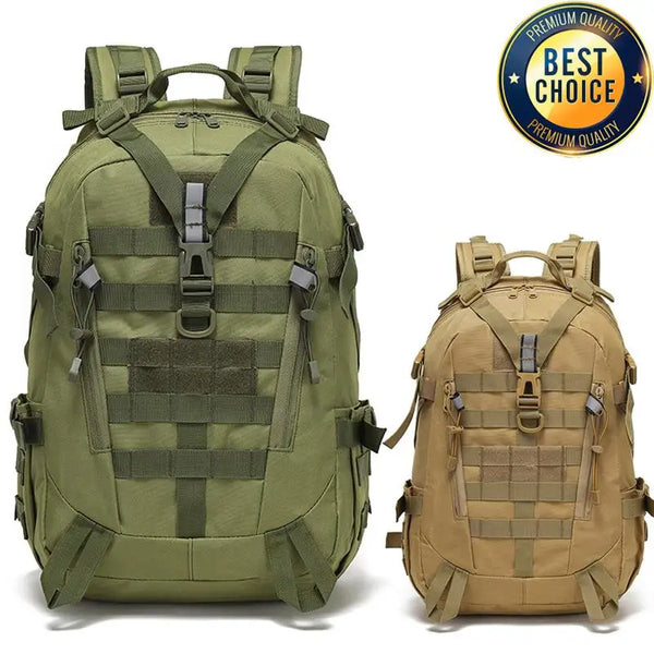 25L Tactical MOLLE Backpack — Outdoor Assault Pack for Hiking & Camping