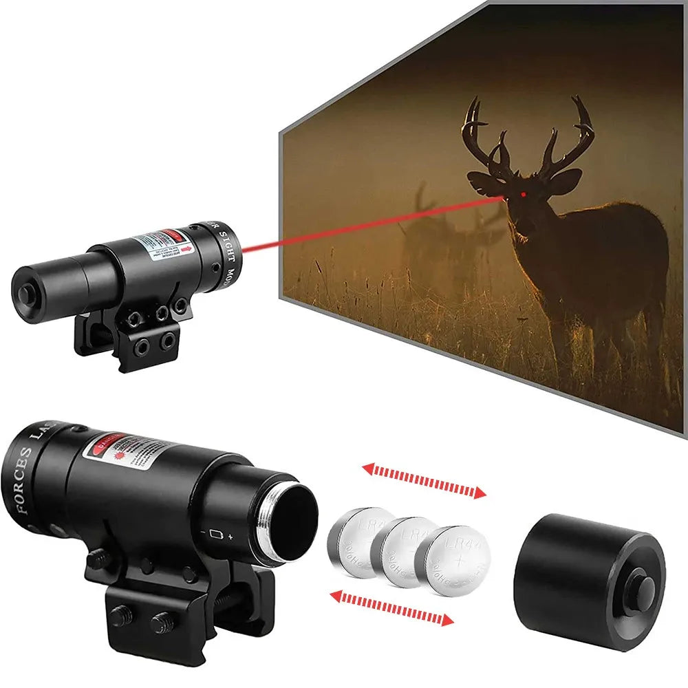 Compact Red/Green Laser Sight – Adjustable & Durable
