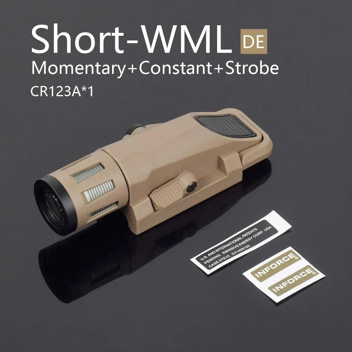 INFORCE APL Tactical Weapon Light - 20mm Rail Mount