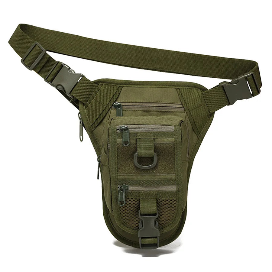 Large-Capacity Camouflage Oxford Tactical Waist & Leg Bag