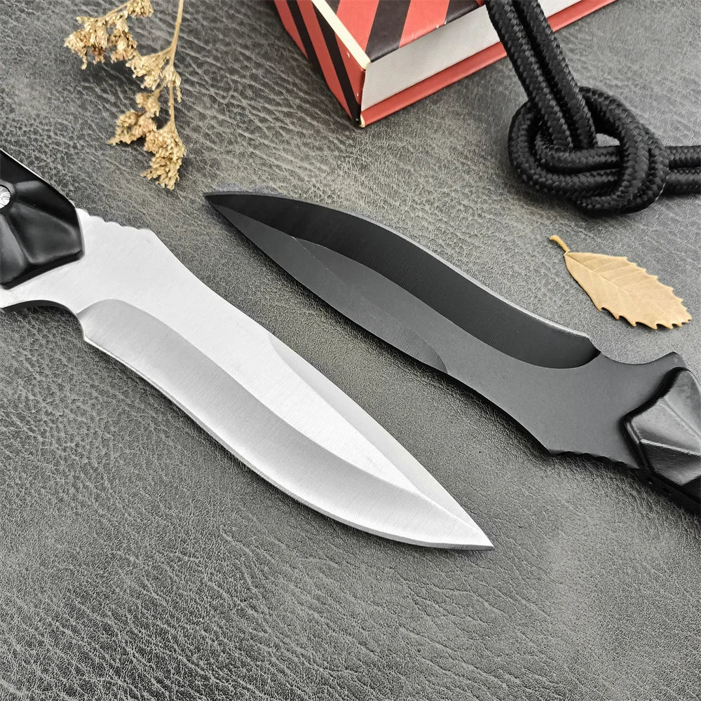 5Cr13Mov Fixed Blade Tactical Knife | Aluminum Handle Combat Bushcraft EDC